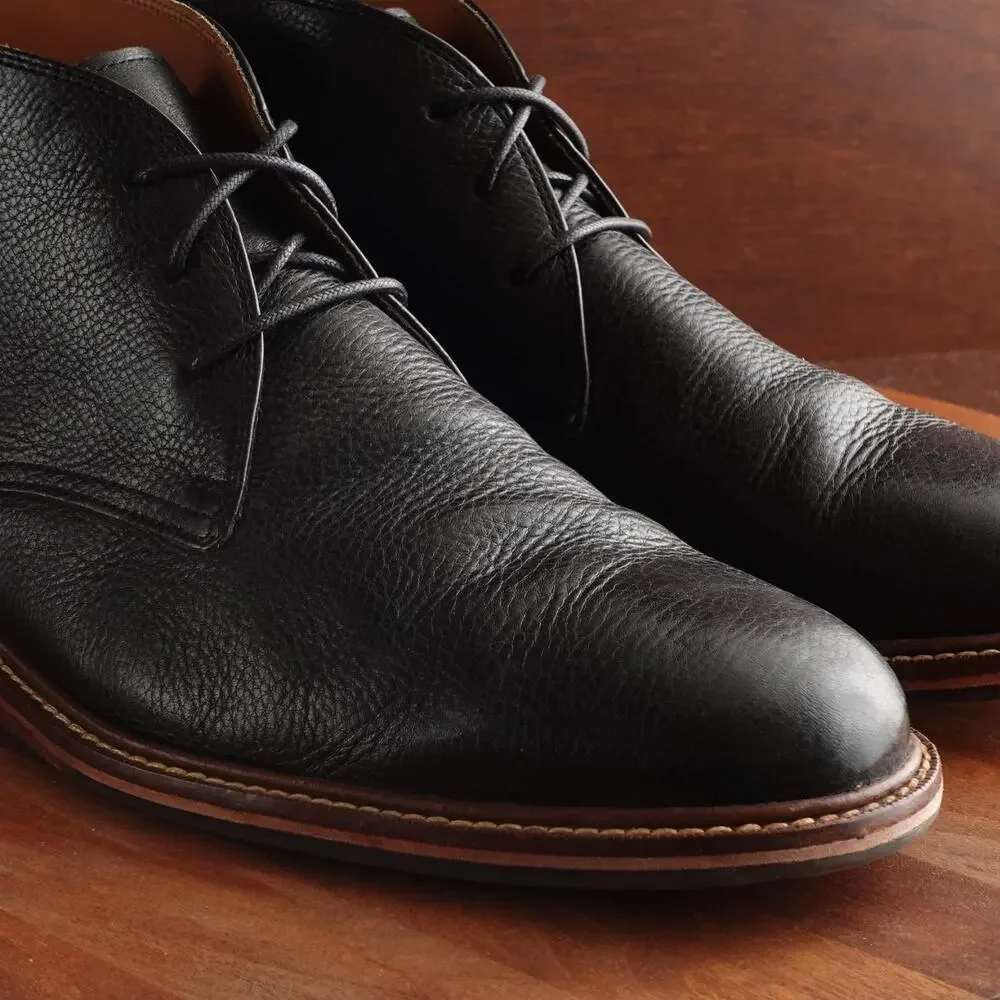 Cole Haan Boots Men SZ 11M BLK Barron Chukka Leather Ankle Comfort Modern C22940